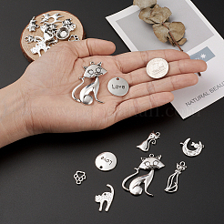 Tibetische Stil Anhänger & Charms&nbsp;TIBEP-TA0002-19
