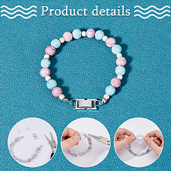 12 Stück Uhrenarmbandverschlüsse aus Messing in 2 Farben&nbsp;KK-DC0004-53