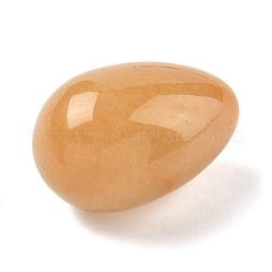 Natürliche Topas-Jade-Eierform-Displaydekorationen&nbsp;G-Z094-01D