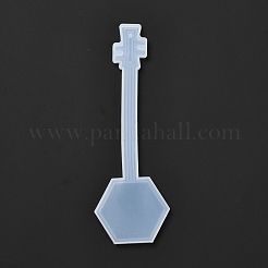 DIY Sechseck Mond Laute Lesezeichen Silikonformen&nbsp;DIY-F089-05