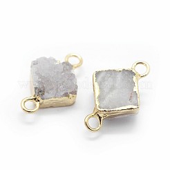 Natürliche Druzy-Quarz-Verbindungsstecker&nbsp;G-P396-10G