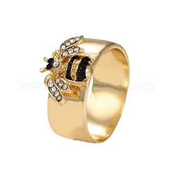 Bagues en alliage de zinc et strass&nbsp;FS-WGB1C3B-02