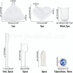 DIY Silikon Anhänger Formen&nbsp;DIY-OC0003-07