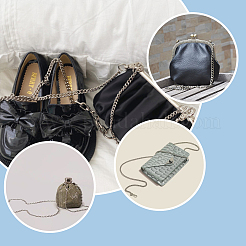 4 pièces 4 styles sangle de sac à chaîne en fer&nbsp;FIND-WR0001-20P