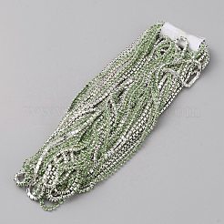 Fer avec des chaînes de strass en verre strass&nbsp;CH-TAC0005-01I