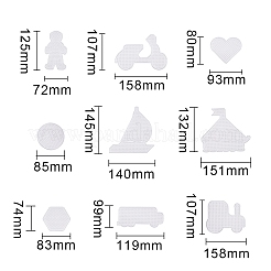 Abc Kunststoff pegboards für DIY Sicherung Perlen verwendet&nbsp;PH-DIY-P001-04