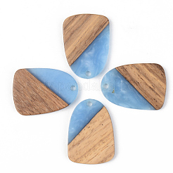 Colgantes de resina y madera de nogal&nbsp;RESI-S389-042A