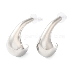 Legierung mit Emaille-Ohrstecker&nbsp;EJEW-U002-08S