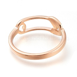 Anillos de dedo de acero inoxidable 304&nbsp;RJEW-F110-05RG-7