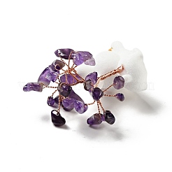 Baumschmuck aus natürlichen Edelsteinen&nbsp;DJEW-E007-01RC-08