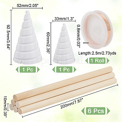 Kits de moules d'enroulement de fil de bobine multifonctionnels&nbsp;TOOL-WH0155-152