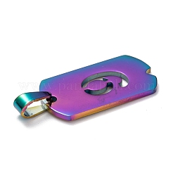 Colgantes de acero inoxidable 304 con revestimiento iónico (IP)&nbsp;STAS-O127-A09
