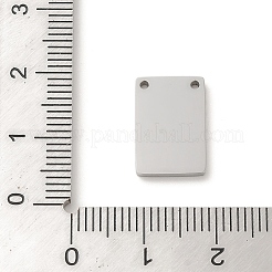 Ciondoli con tag vuoti stampati in acciaio inossidabile 304 anti-ossidazione con finitura lucida a specchio&nbsp;STAS-K270-37P