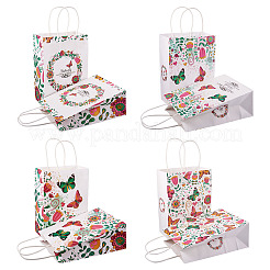 8 stücke 4 arten rechteck mit schmetterling muster papier geschenk taschen&nbsp;CARB-TA0001-09