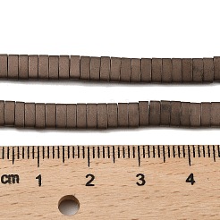 Galvanisierte mattierte nicht magnetische synthetische Hämatitperlenstränge&nbsp;G-G089-A01-08