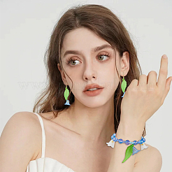 Kits de fabrication de bijoux à faire soi-même avec des fleurs et des feuilles&nbsp;DIY-FH0007-94