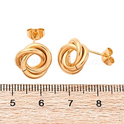 Ohrstecker aus 304 Edelstahl&nbsp;EJEW-L241-02G