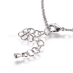 Creazione di collane a catena in ottone rolo&nbsp;MAK-L025-04P