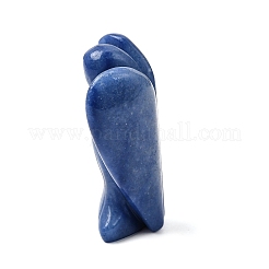 Figurine d'ange en aventurine bleue naturelle&nbsp;DJEW-N006-01A-03