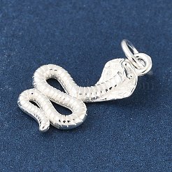 925 Schlangenanhänger aus Sterlingsilber mit Biegeringen&nbsp;STER-R013-12S