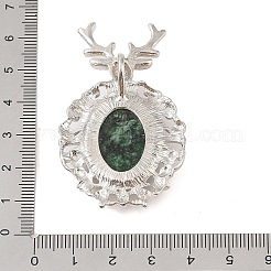 Natürliche Rubin in Zoisit Anhänger&nbsp;G-A226-02P-09