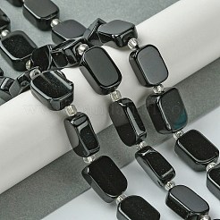 Natürlichen Obsidian Perlen Stränge&nbsp;G-C098-A11-01