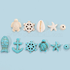 Schmuck-Sets zum Selbermachen mit Ozeanmotiven&nbsp;DIY-SC0030-40