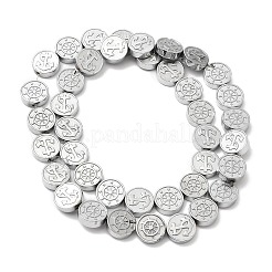 Electroplate non magnetici ematite Perle sintetiche fili&nbsp;G-E602-02C