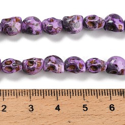 Chapelets de perles en turquoise synthétique&nbsp;TURQ-F019-02E