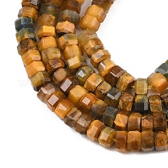 Natürliche Tiger Quarzperlen Stränge&nbsp;G-G345-C11-2x4mm