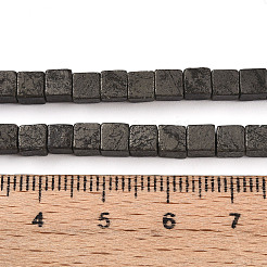 Fili di perline di pirite naturale&nbsp;G-T140-37B
