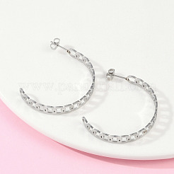 Boucles d'oreilles à tige en acier inoxydable 304&nbsp;EJEW-Z089-12P