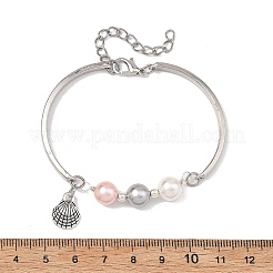 Armbänder mit Anhängern aus synthetischen&nbsp;BJEW-JB13947