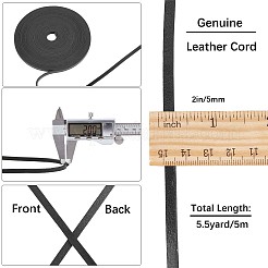 Cordoncino piatto in pelle di vacchetta&nbsp;WL-GF0001-08E-01