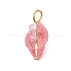 Anhänger aus transparentem Glas mit Sprühfarbe&nbsp;PALLOY-JF03689-01