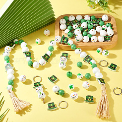Juego de cuentas decorativas para árbol de festivales de diy&nbsp;DIY-TA0015-93