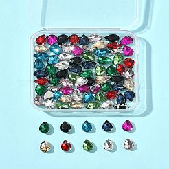 80 Stück 10 Farben Strass aufnähen&nbsp;RGLA-FS0001-17