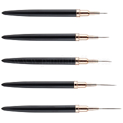 5 Stück Kunststoff-Nagelkunst-Linienpinsel&nbsp;AJEW-WH20816-069B