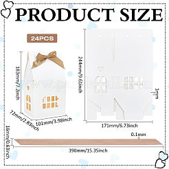 Scatole di carta&nbsp;CON-WH0089-122B