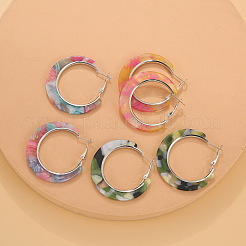 Boucles d'oreilles en acrylique&nbsp;FS-WG995C7-11