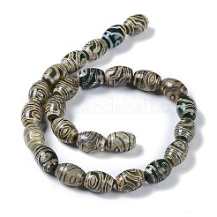Stile tibetano perline dzi fili&nbsp;TDZI-E005-01A