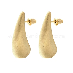 Aretes de latón con forma de lágrima&nbsp;EJEW-A121-04G