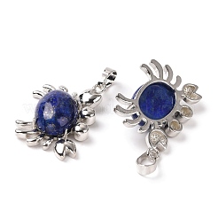 Natürliche Lapislazuli Anhänger&nbsp;G-D469-01P-15