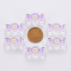 Abalorios de acrílico transparentes&nbsp;MACR-S374-05A-01