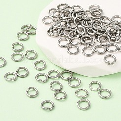 Anneaux ouverts en acier inoxydable 304 résistant au ternissement&nbsp;STAS-Q186-02-5x0.8mm