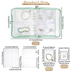 Aufbewahrungstasche für losen Schmuck aus PVC&nbsp;ODIS-WH0038-90A