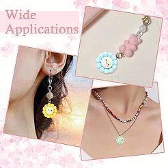 10 pendentif en résine opaque tournesol&nbsp;RESI-YW0005-09