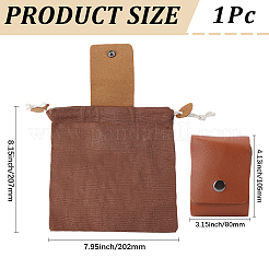 Bolsas de lona para recolectar alimentos al aire libre&nbsp;AJEW-GF0014-62B