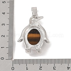 Natürlichen Tigerauge Anhänger&nbsp;G-A224-02P-09