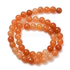 Chapelets de perles en aventurine rouge naturelle&nbsp;GSR023
